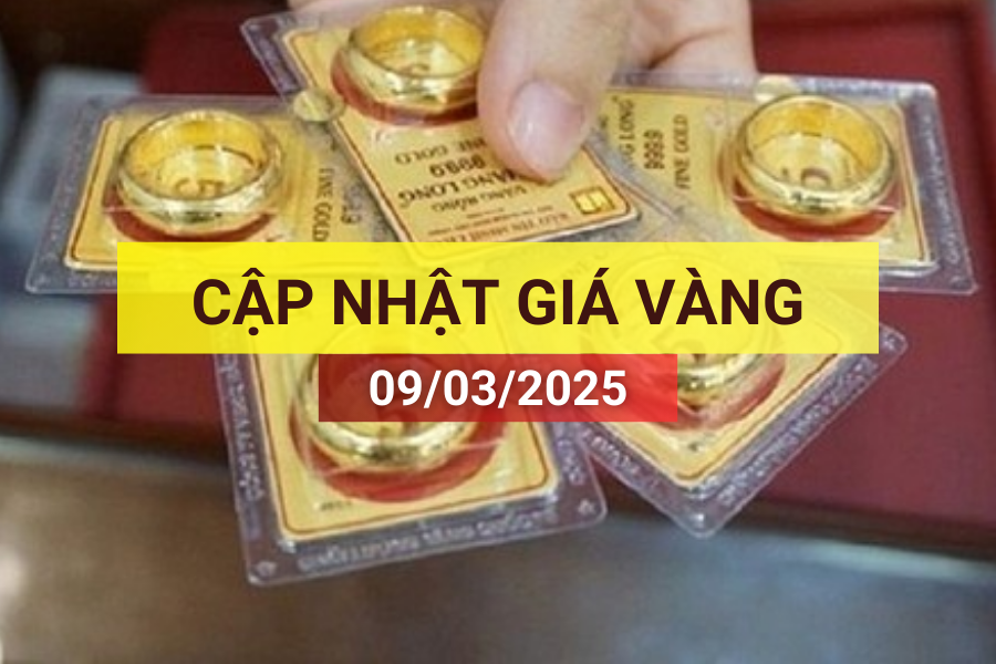 Bản tin giá vàng sáng 9/3/2025