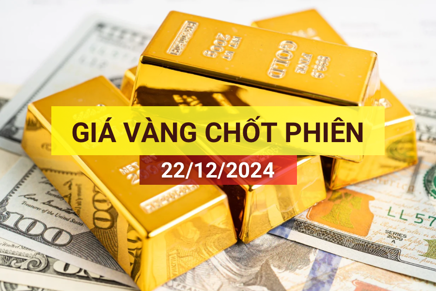 Cập nhật giá vàng SJC, vàng nhẫn ngày 22/12/2024