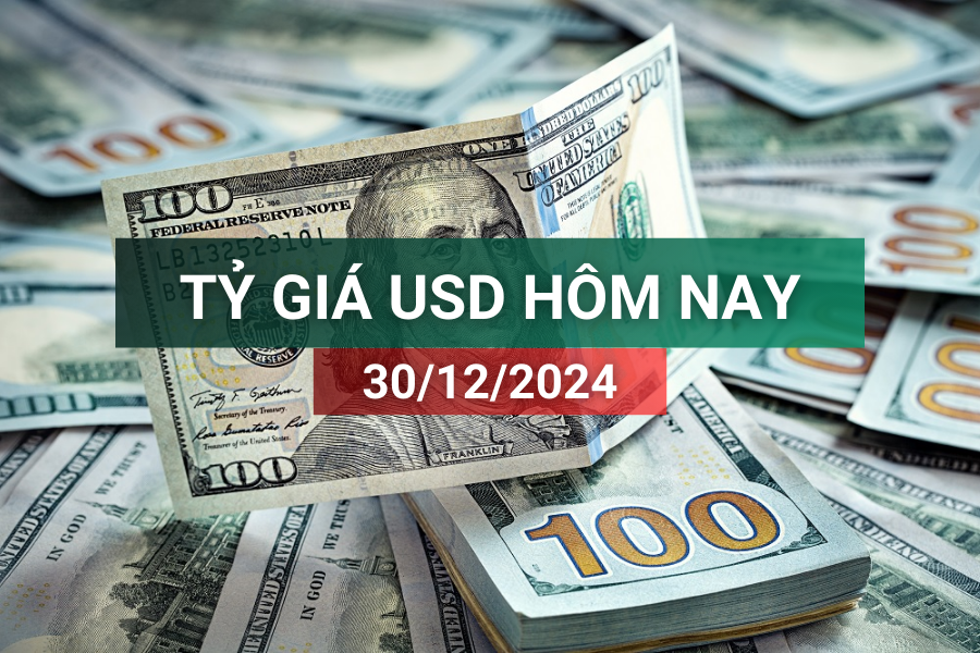 Tỷ giá USD hôm nay 30/12/2024: Tỷ giá tại Vietcombank tăng