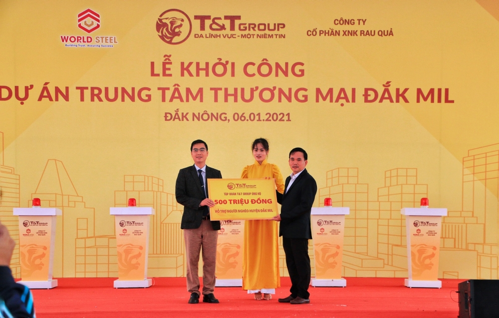 T&T Group khởi công xây dựng trung tâm thương mại hiện đại tại Đắk Nông