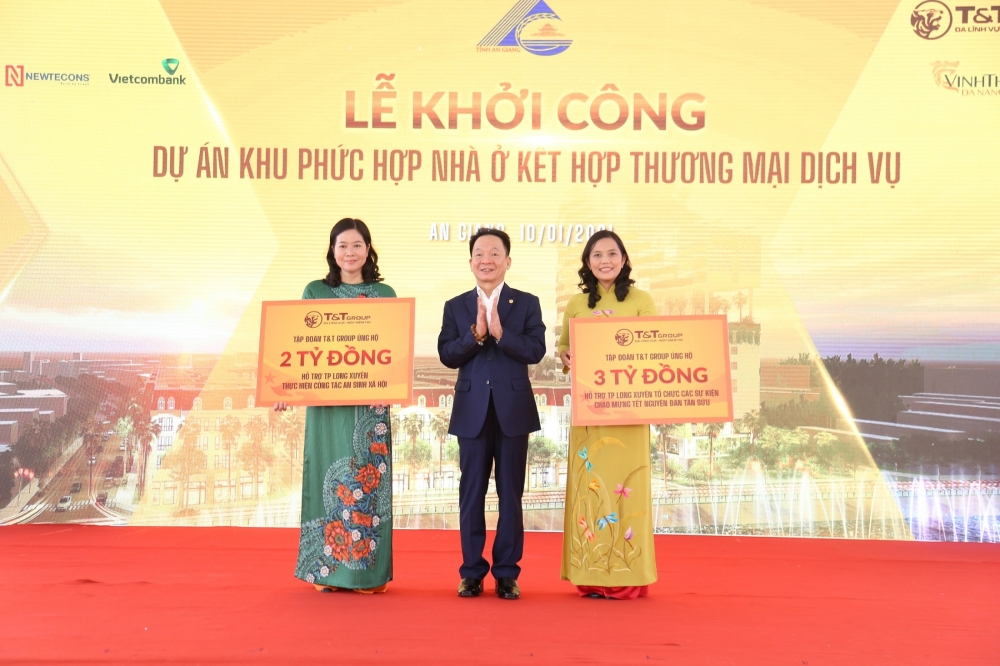 T&T Group khởi công khu phức hợp nhà ở - thương mại dịch vụ tại trung tâm Long Xuyên