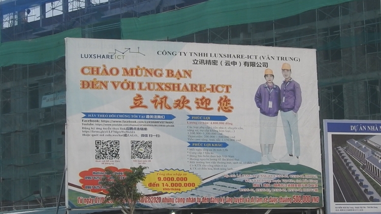 Doanh nghiệp Trung Quốc tại Bắc Giang "bất chấp" pháp luật, sử dụng hơn 1000 lao động lưu trú trái phép