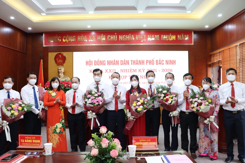 Ông Nguyễn Song Hà tái đắc cử chức Chủ tịch UBND thành phố Bắc Ninh