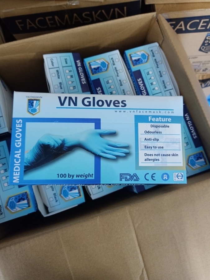 Cục QLTT Bắc Ninh thu giữ 9,5 tấn găng tay cao su y tế