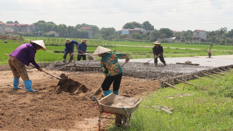 bac giang huyen lang giang duoc chinh phu cong nhan dat chuan nong thon moi