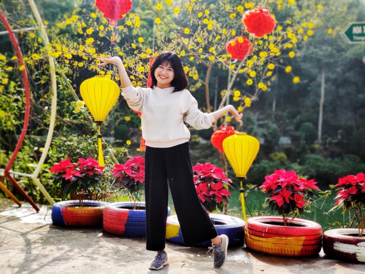 cong vien di san khong gian tet diem den cua mua xuan