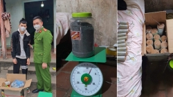 Bắc Giang: Bắt quả tang đối tượng có hành vi sản xuất, cuốn pháo nổ