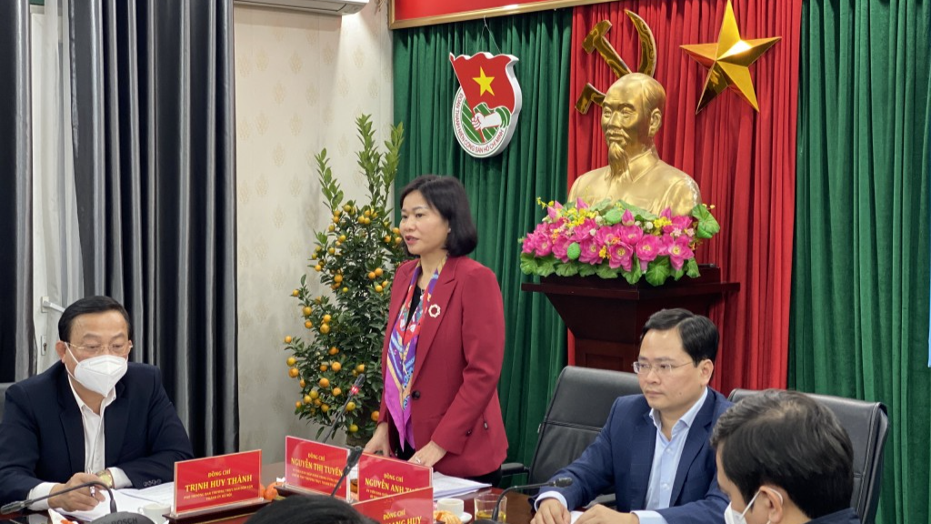Ủy viên Trung ương Đảng, Phó Bí thư Thường trực Thành ủy Hà Nội phát biểu tại chương trình