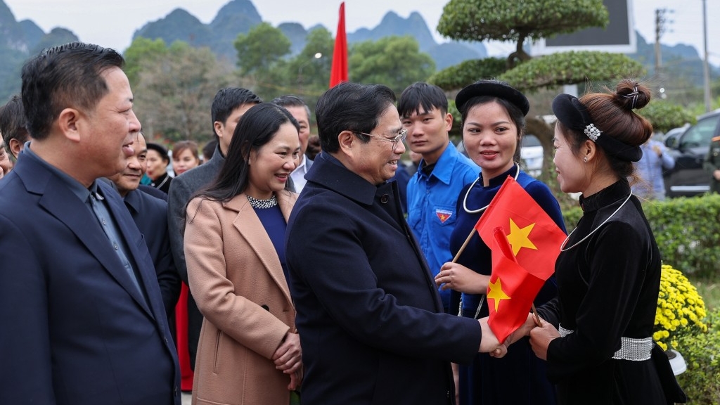 Thủ tướng Phạm Minh Chính: Cao Bằng cần phát huy tinh thần tự lực, tự cường