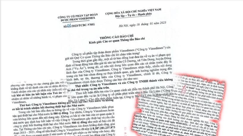 Vụ dìm giá 49.000m2 đất tại Đông Anh: Vimedimex nói gì?