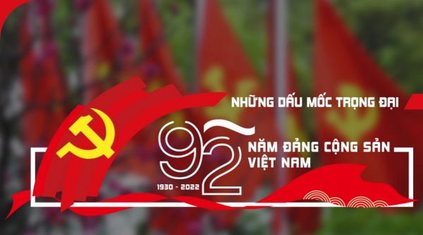 Những dấu mốc trọng đại 92 năm Đảng Cộng sản Việt Nam