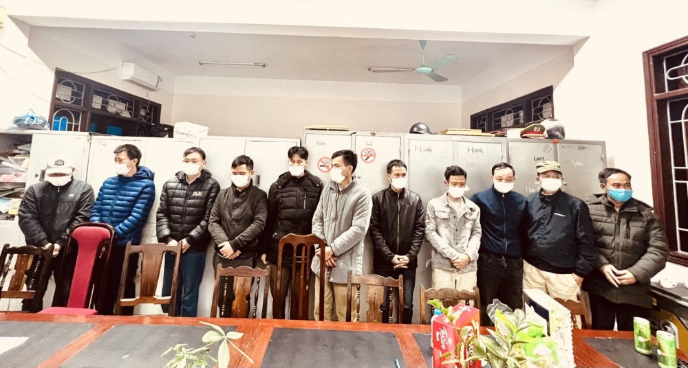 Bắc Giang: Bắt quả tang 11 con bạc khát nước tại Tân Yên