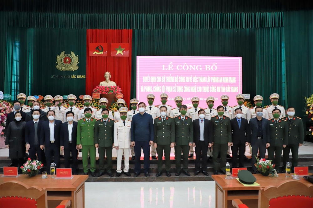 Công an tỉnh Bắc Giang: Tuyên thệ, ra mắt Phòng An ninh mạng và phòng chống tội phạm công nghệ cao