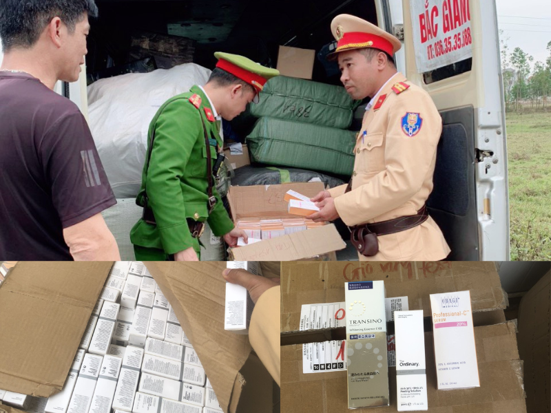 Bắc Giang: Bắt giữ hơn 2000 mỹ phẩm hàng lậu
