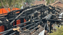 Xác định nguyên nhân vụ cháy chùa Vẽ ở Bắc Giang