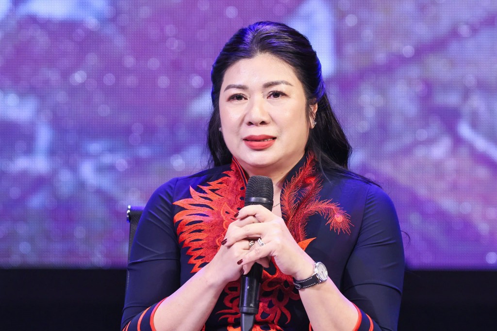 Tổng Đạo diễn - NSƯT Cao Ngọc Ánh phát biểu tại chương trình