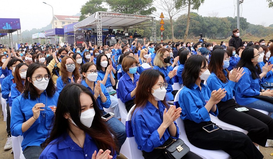 Chùm ảnh: Khởi động Tháng Thanh niên 2022 với chủ đề