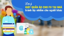 luu y giat do cho f0 dieu tri tai nha tranh lay nhiem cho nguoi khac