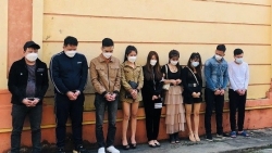 lang son bat 12 doi tuong tang tru su dung ma tuy tai quan karaoke ruby