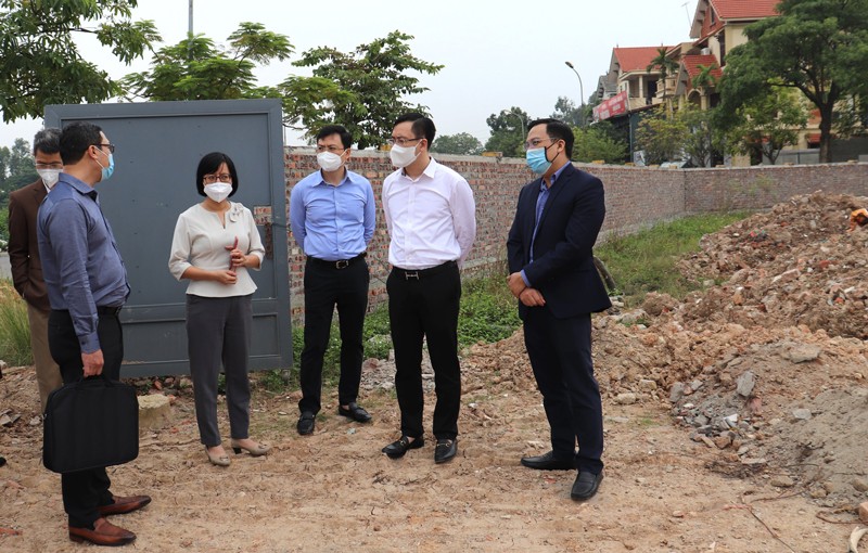 HĐND thành phố Hà Nội khảo sát một dự án chậm triển khai tại huyện Sóc Sơn