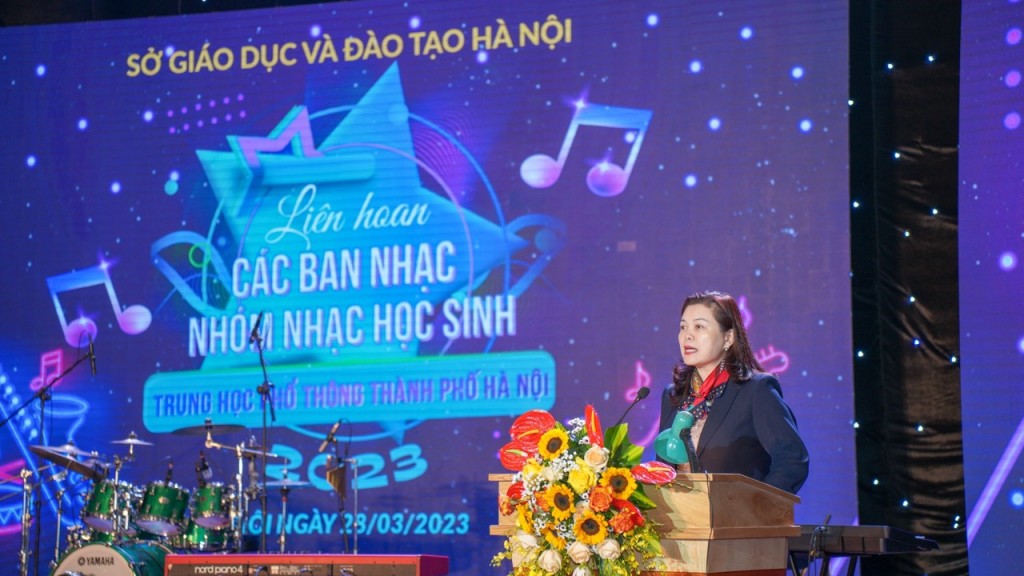 Liên hoan các ban nhạc học sinh trung học phổ thông TP Hà Nội lần thứ nhất khai mạc với nhiều tiết mục ấn tượng