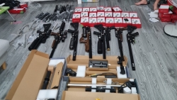 Bắc Giang: Thu giữ nhiều linh kiện để lắp ráp súng hơi khí nén