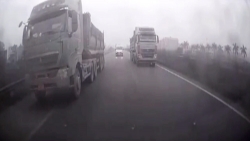 xu phat tai xe xe dau keo dieu khien xe vao lan dung khan cap tren cao toc ha noi bac giang