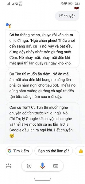 google assistant va co tro ly ao hai huoc