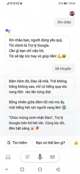 Google Assistant và cô trợ lý ảo hài hước google assistant va co tro ly ao hai huoc
