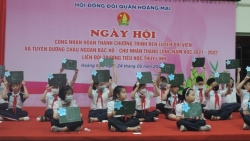 Sôi động Ngày hội “Rèn luyện đội viên” của thiếu nhi quận Hoàng Mai