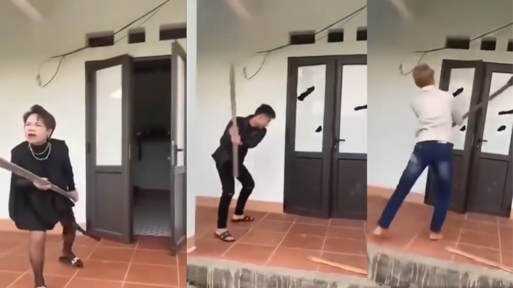 Công an huyện Sơn Động vào cuộc làm rõ nhóm đối tượng đập phá cửa nhà cụ bà hơn 70 tuổi