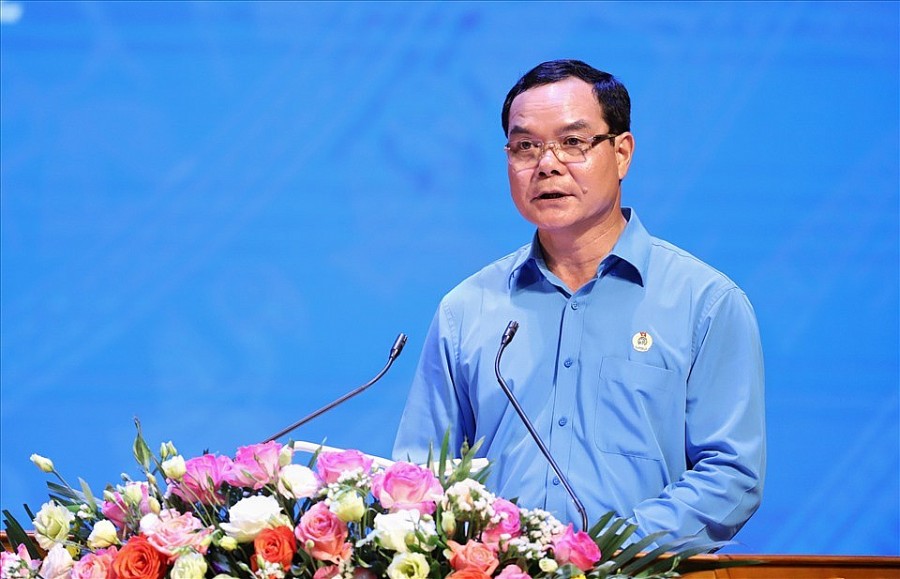 Chủ tịch Tổng Liên đoàn Lao động Việt Nam phát biểu kết thúc cuộc đối thoại
