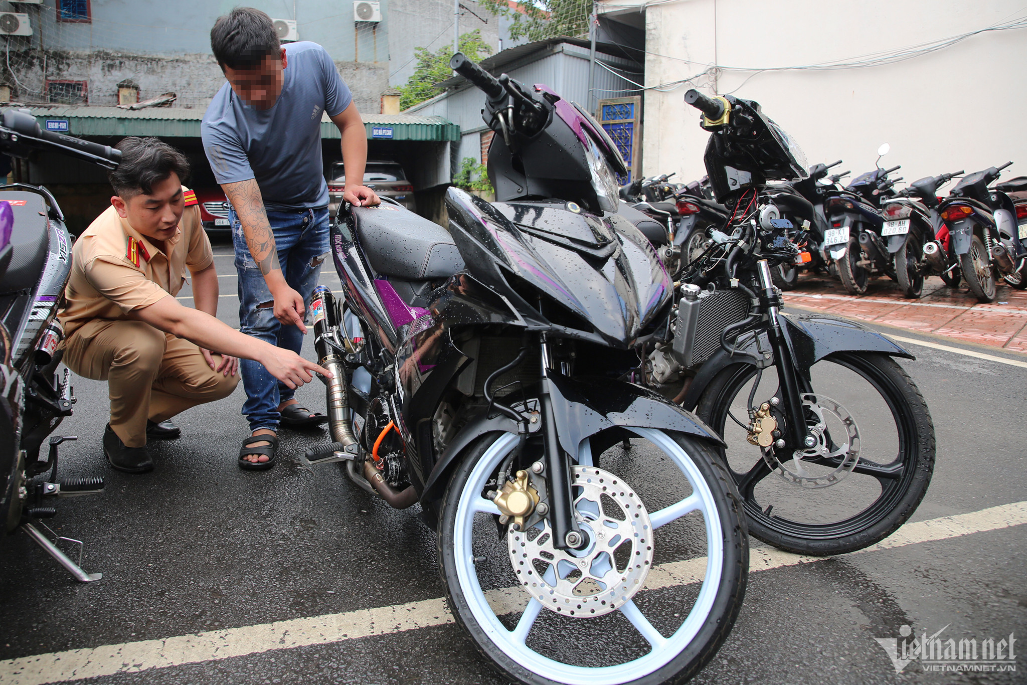 Bắc Giang: Triệu tập các đối tượng trong nhóm "Báo xe BG", "Anh em TuaRing" vì đua xe trái phép