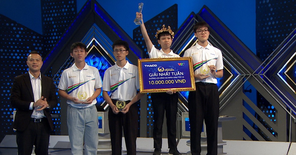 Nam sinh Bắc Giang thắng thuyết phục trận thi tuần Olympia