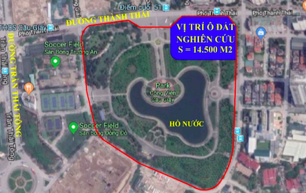 ha noi tam dung nghien cuu lay dat cong vien cau giay lam bai do xe