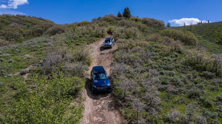 mercedes benz gls 2020 sang trong dang cap nhung kha nang off road thi sao