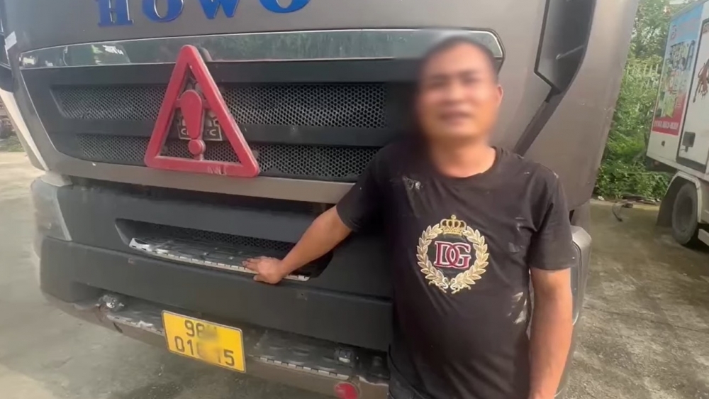 Một lái xe đầu kéo bị phạt gần 200 triệu đồng