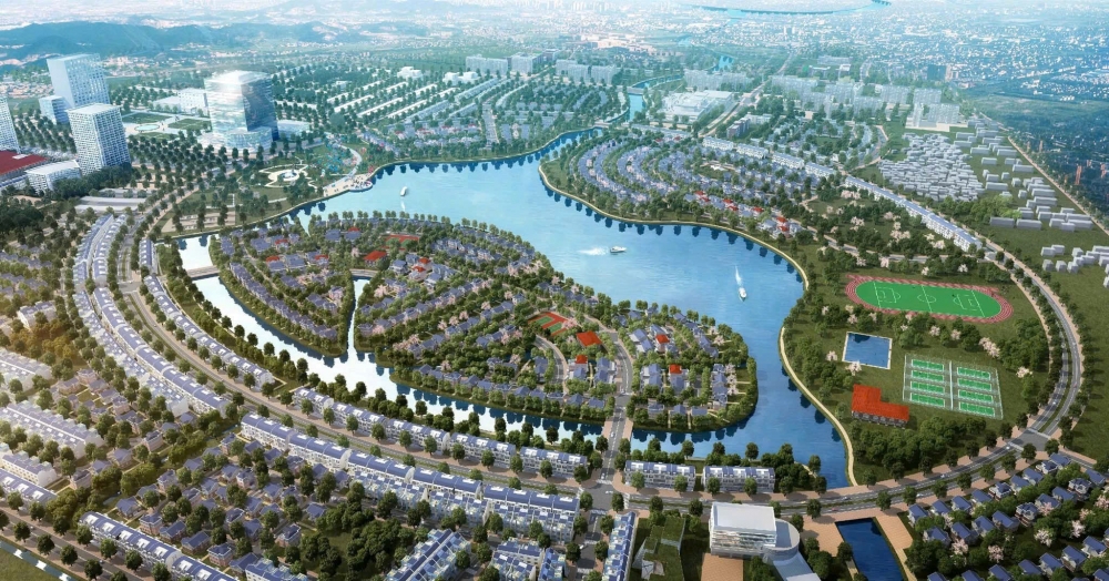 Tổng thể Khu đô thị Tây Bắc thành phố Bắc Ninh có diện tích gần 600ha Tổng thể Khu đô thị Tây Bắc thành phố Bắc Ninh có diện tích gần 600ha