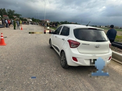 bac ninh va cham voi o to nguoi phu nu di xe dap dien tu vong