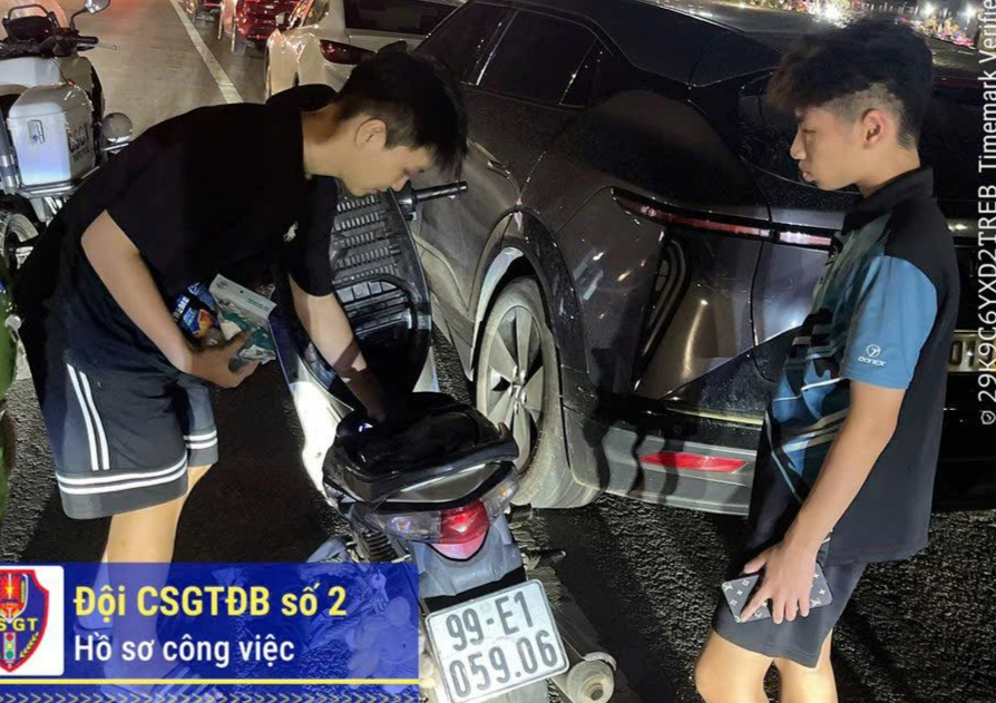 Bắc Ninh: 169 thanh thiếu niên vi phạm giao thông bị xử lý trong đêm 27/7