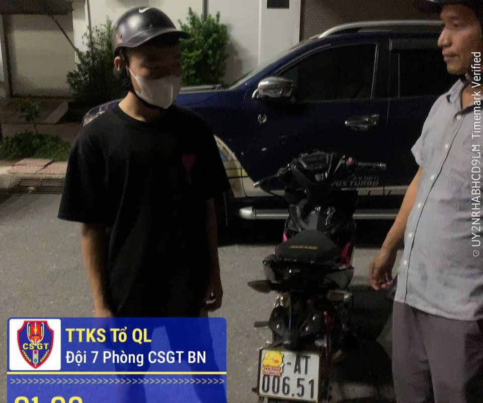 Bắc Ninh: 169 thanh thiếu niên vi phạm giao thông bị xử lý trong đêm 27/7