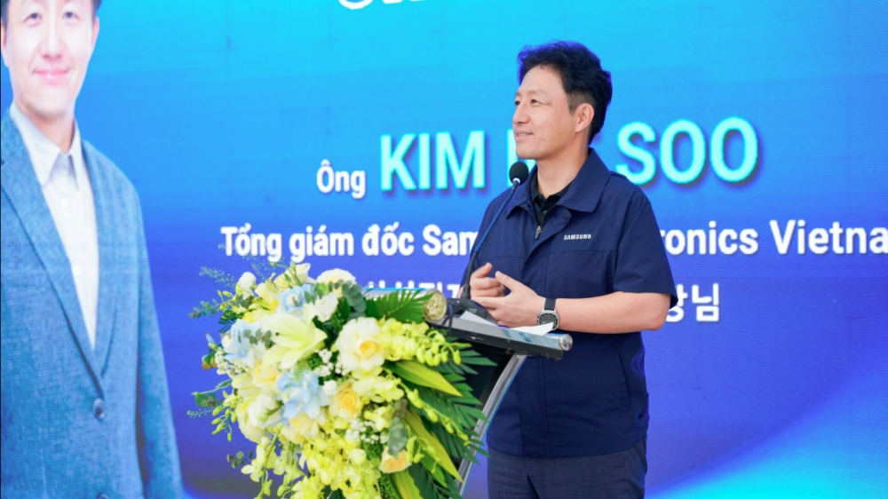 Samsung khánh thành nhà máy điện mặt trời áp mái tại Bắc Ninh, hướng tới mục tiêu Net Zero