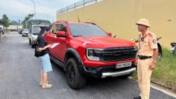 Sử dụng biển giả để tránh phạt nguội, nữ tài xế bị CSGT Bắc Ninh xử lý