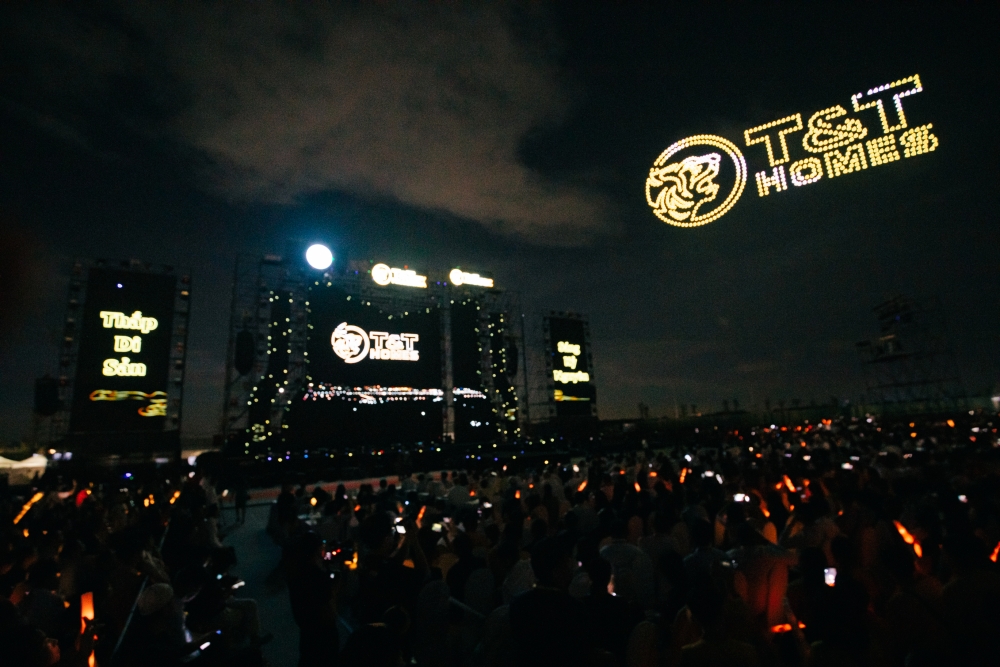 Mãn nhãn màn trình diễn drone lớn nhất từ trước tới nay tại Tây Ninh