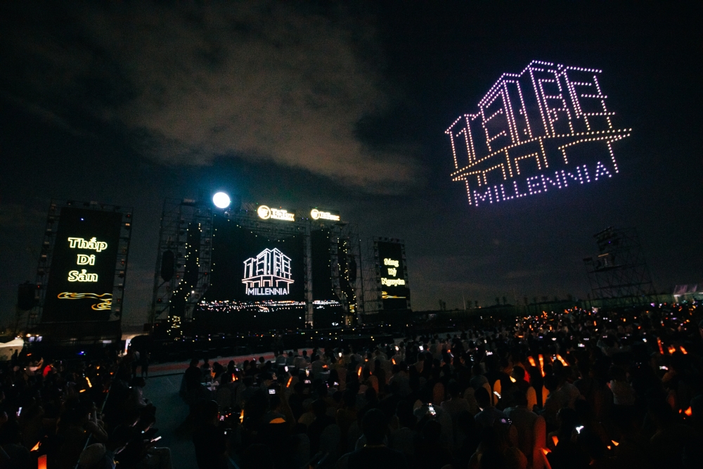 Mãn nhãn màn trình diễn drone lớn nhất từ trước tới nay tại Tây Ninh