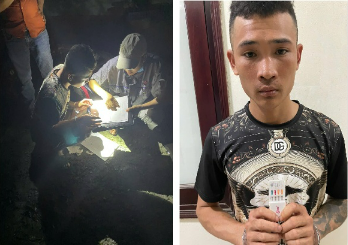 Công an phường Nhân Hòa bắt giữ đối tượng tàng trữ trái phép chất ma túy