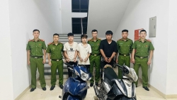 cong an xa tien luc nhanh chong bat giu 3 doi tuong cuop giat tai san