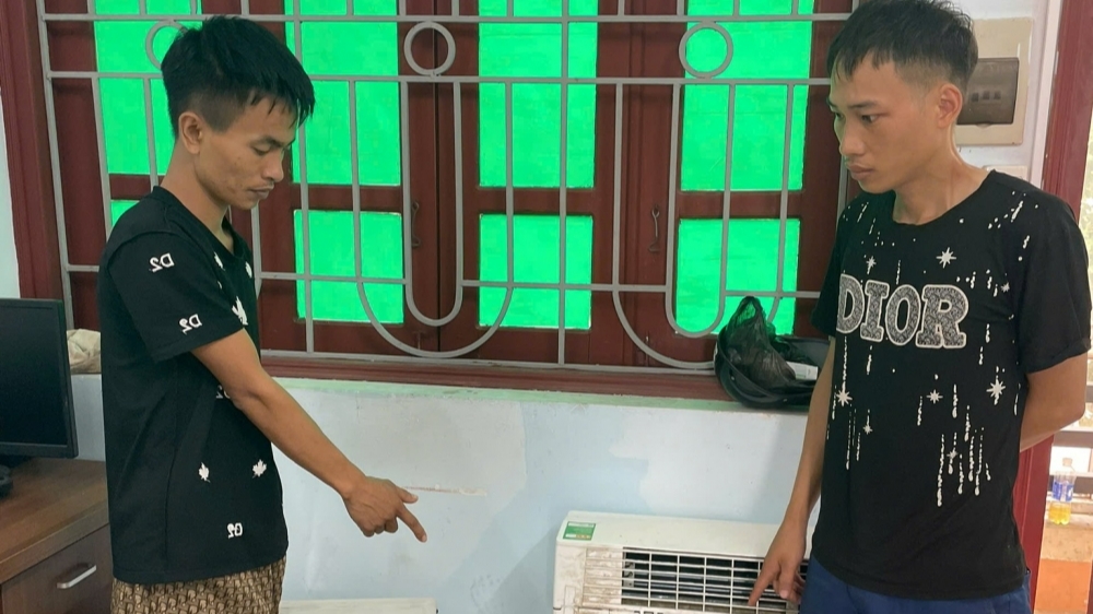 Công an Bắc Ninh nhanh chóng tóm gọn hai đối tượng trộm cắp điều hòa của người dân