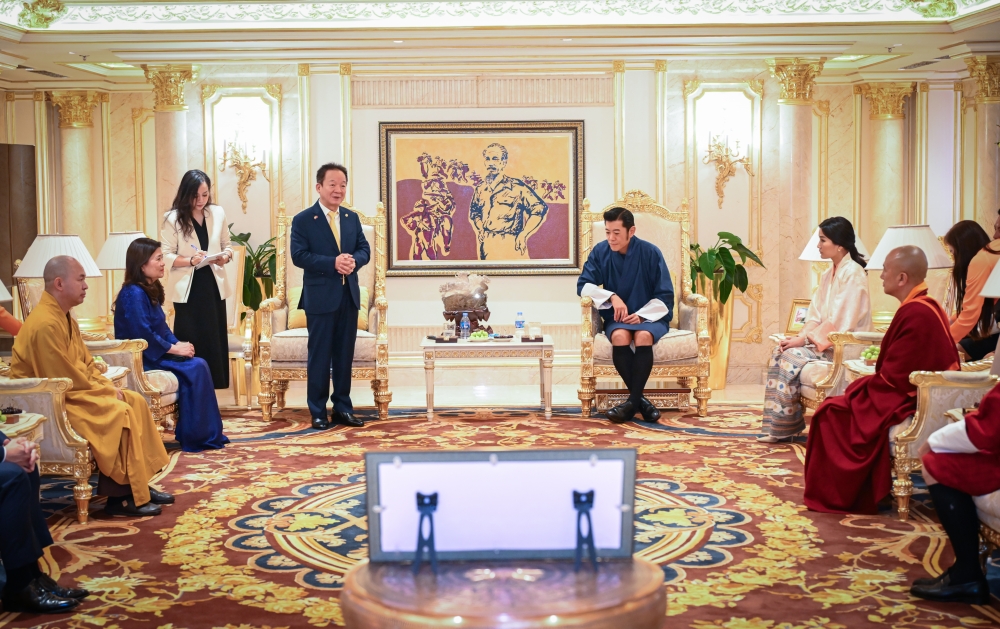 Quốc vương Bhutan và Hoàng hậu tới thăm Tập đoàn T&T Group