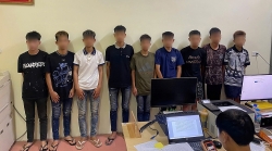 cong an bac ninh xu ly nhom thieu nien gay roi trat tu cong cong dung na cao su ban nguoi di duong